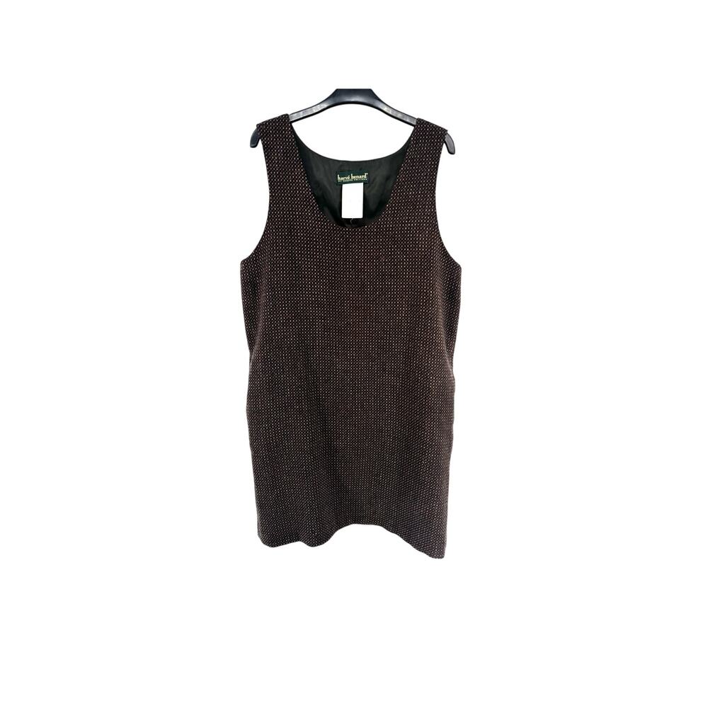 Harve Bernard Vintage Wool Jumper Dress Lined Size 12 FLAWS